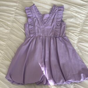 Habitual Kids Lavender Ruffle Dress